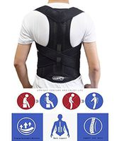 Posture Corrector, Back Support Brace for Pain Relief, Shoulder Alignment Strap for Women, Breathable and Comfortable Fabric, Elastic for Freedom of Movement (S: Waist Length fits 24.4-28.3", Black)