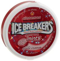 ICE BREAKERS Sugar Free Mints, Cinnamon, 1.5 Ounce (Pack of 8)
