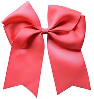 Funny Girl Designs Extra Large Classic Uniform Cheer Bow - Choose Your Color! (Neon Pink)