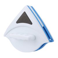 Afazfa3-8mm Window Glass Cleaner Wiper Double-Sided Surface Brush Cleaning Magnetic Blue White