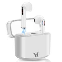 Wireless Earbuds with Charging Case Bluetooth Headphones Wireless Sports Earbuds with Mic, Waterproof Earbuds Wireless Earphone Bluetooth Earbuds Stereo Compatible iOS Android for Smartphone