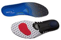PRO 11 WELLBEING Hydro-Tech Sports Orthotic Insoles with Dual Layer Impact Shell Absorber and Metatarsal Support System 43356 Blue