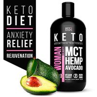 Keto for Women. Organic MCT Oil + Hemp + Avocado. Triple Filtered and Cold Pressed C8 + C10 MCT Coconut Oil. Paleo and Vegan Friendly. Diet Stress Relief by Organic Hemp Oil. Made in USA
