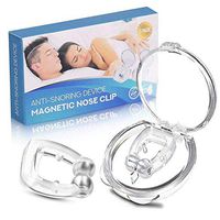 Clipple Anti Snoring Device,Snore Solution Silicone Magnetic Anti Snore Transparent Silicone Stop Snoring Device Silicone Nose Clip Tools Professional Relieve Snore Mini Comfortable Sleep Sleeping Aid