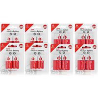 Essential Circuit City 8 C-Cell & 8 D-Cell High Performance Alkaline Batteries (16 Total)