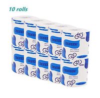 Absorbent Hand Towels,Soft Toilet Tissue Roll, 3-Ply Toilet Paper,Bathroom Tissue,Paper Towels for Household Sanitary Rolls for Home Kitchen Daily Use - Not Harm Skin (10 roll (E), White)