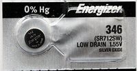 2PC Energizer 346 1.55V Silver Oxide Watch Battery - Made in Japan