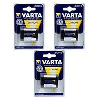 FRESH 3x Varta 2CR5 6V Photo Lithium Batteries FAST USA SHIP