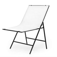 Portable Folding Shooting Table, 60X100cm Professional Studio Still Life Table, Thicked PVC Double Panel, for Product & Video Shooting