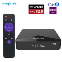 Magicsee N5 TV Box Amlogic S905X Android 7.1 DDR3 2GB RAM 16GB ROM 2.4G/5G WiFi Support BT 4.1 4K H.265 Set Top Box