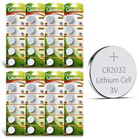 GutAlkaLi CR2032 Lithium 3V Battery, Electronic Coin Cell Button for Toys Calculators Watches(40 Pcs)
