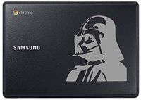 Star Wars Darth Vader (Silver 4") Vinyl Decal Sticker for Car Automobile Window Wall Laptop Notebook Etc.... Any Smooth Surface Such As Windows Bumpers