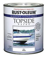 Rust-Oleum 206999 Marine Topside Paint, Gloss White, 1-Quart