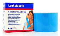 Leukotape K - Therapeutic Kinesiology Tape - 2" x 5.4 yd Roll Light Blue