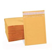 UCGOU 8.5x12 Inch Kraft Bubble Mailers Padded Envelopes Yellow Bubble Envelopes Shipping Envelopes Bags Pack of 25