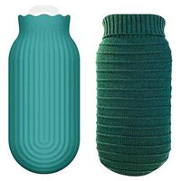 Sun Kea Microwave Heating Bottles Mini Cylinder Hot Water Bag Winter Hand Warmer with Soft Knit Cover,Hot&Cold Therapies
