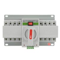 Automatic Transfer Switch 220V 63A 4P Mini Dual Power Circuit Breaker Rated Voltage 400V