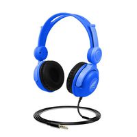 Fanxieast Kids Headphones with 85dB Volume Limited Hearing Protection Function, Kids Friendly Safe Food Grade Material,Wired On-Ear Headphones for Children Toddler Baby (Blue)