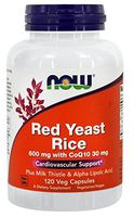 NOW Foods Red Yeast Rice & Coq10, 120 Vcaps