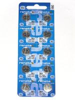 New Renata 10 Pcs/ 1 Card Silver Oxide Battery SR1120W, 391