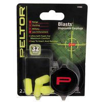 AEARO EAR AO SAFETY EAR BLASTS DISPOSABLE EAR PLUGS NRR: 33dB / Pk: Blister Card / Ct: 3 pr