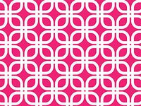 Geo Graphic Links Hot Pink 24"x417' Recycled Gift Wrap Counter Roll (1 Roll) - WRAPS-A6148H24