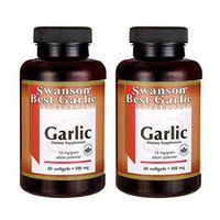 Swanson Garlic 500 Milligrams 60 Sgels (2 Pack)