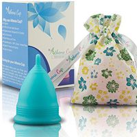 Athena Menstrual Cups Period Cup - One Pack | Regular Flow | Solid Blue Size 1 Small | A Softer Menstruation Cup Made for Easier Periods | Excellent Tampon and Pad Alternative