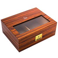 Lxc Cigar Box Transparent Window Imported Cedar Wood moisturizing Box