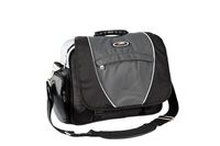 Everest Xtreme Deluxe Laptop Messenger Bag, Charcoal/Silver/Black, One Size