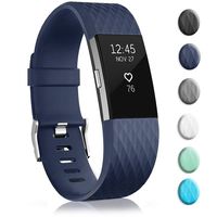 Ctrrip Bands Replacement Compatible for Fitbit Charge 2, Wrist Accessories Sport Wristbands for Women&Men