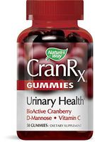 Nature's Way CranRx Gummies Urinary Health BioActive Cranberry + D-Mannose + Vitamin C, 50 Gummies
