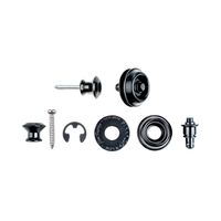 Dunlop SLS1033BK Straplok Dual Design Strap Retainer System, Black