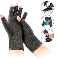 Yunhany Direct 1Pair Soft Arthritis Gloves, Compression Joint Finger Pain Relief Gloves Hand Wrist Support Brace High Elasticity-M