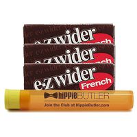 E-Z Wider French Rolling Papers (3 Packs) with Hippie Butler KewlTube