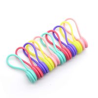 Reusable Silicone Twist Ties with Strong Magnet for Bundling and Organizing,Magnets Cable Straps for Home,Office,School