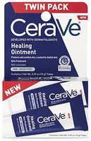 CeraVe Healing Ointment | 2 Pack (0.35 Ounce Each) | Cracked Skin Repair Skin Protectant with Petrolatum Ceramides | Lanolin & Fragrance Free