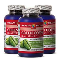 Senna Organic - Green Coffee Bean Extract Cleanse - Organic Antioxidant Supplements 3 Bottles 180 Capsules