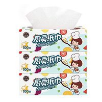 Zlolia 3-Ply Facial Tissue, Soft Facial Paper, 100 Tissues per Pack, Household Kleenex Toilet Paper, Soft Skin-Friendly Paper Towels (3 Packs)