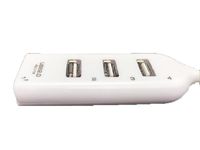 Mchoice High Speed Multi HUB 4 Port USB 2.0 Splitter Expansion Desktop/PC Laptop Adapter (White)