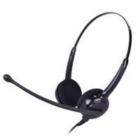 VXi CC Pro 4021V Quick-Disconnect (QD) Binaural Headset w/Noise Canceling Boom Microphone (Black) consumer electronics Electronics