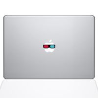 The Decal Guru 3D Glasses Decal Vinyl Sticker, 12" MacBook, Multi-Colored (2307-MAC-12M-NA)