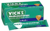 taishoseiyaku VICKS regular 50pcs medicated drops candy popular