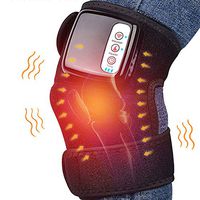 Electric Heating Knee Brace Wrap, 3 in 1 Rechargeable Wireless Heated and Vibration Massager and Vibration Massage for Knee Shoulder Elbow Joint Pain Relief