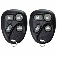 KeylessOption Keyless Entry Remote Control Car Key Fob Replacement for Cadillac 25695966, 25695967 (Pack of 2)