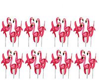 OTC - Mini Pink Flamingoes Whirly-gig twirling Wings Lawn Ornaments (4-Pack of 6)
