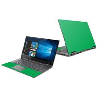Mightyskins Skin Compatible with Lenovo Yoga 730 13" (2018) - Solid Green | Protective, Durable, and Unique Vinyl Decal Wrap Cover | Easy to Apply, Remove, and Change Styles | Made in The USA