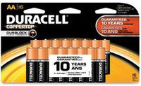 Procter & Gamble DURMN1500B16Z Duracell CopperTop Alkaline AA Batteries