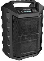 ION IPA90 Water Rocker IPX7 Waterproof Bluetooth 50 Watt Portable PAAM/FM with Mic Black