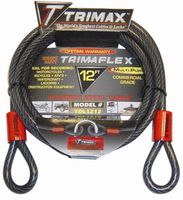 Trimax TDL1212 Trimaflex Dual Loop Multi-Use Cable (12 ft long x 12mm) by Trimax
